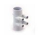 Manifold, PVC, Magic, 2"S x 2"Spg x 4 3/4"RB Ports : 0364-20