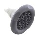 Jet Internal, CMP Hurricane, Multi-Massage, 5" Face, 5-Scallop, Textured, Gray : 23551-171-000