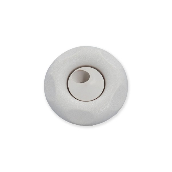 Jet Internal, Waterway Adjustable Mini, Whirly, 2-1/2" Face, 5-Scallop, Smooth, White : 212-1250