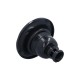 Jet Internal, Rising Dragon, Directional, 5" Face, 5-Scallop, Black : RD203-8511