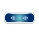Overlay, Spaside, Balboa AX20, Auxilliary, 2-Button, Pump1-Pump2 : 40096