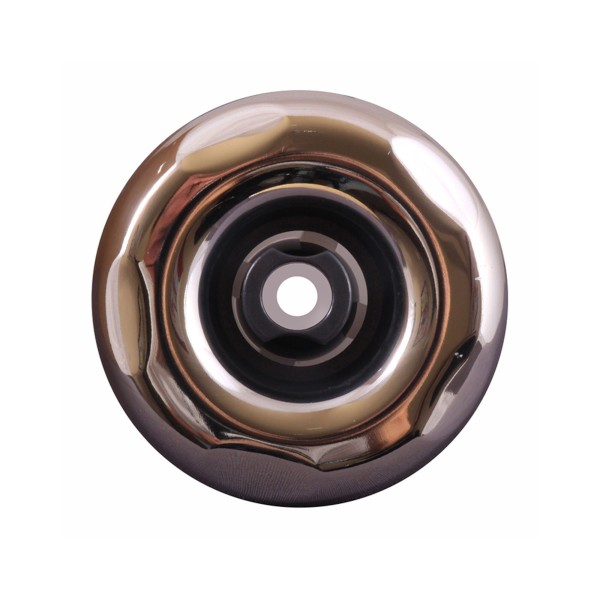 Jet Internal, CMP Typhoon 300, Directional, 3" Face, 5-Scallop, Graphite Gray w/ Stainless Escutcheon : 23432-212-000
