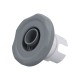 Jet Internal, Pentair Diverter Jet, Diverter Jet, 3-Port, 4-1/2" Face, Emerald Cut, 1" Orifice, Dark Gray : 474811WW