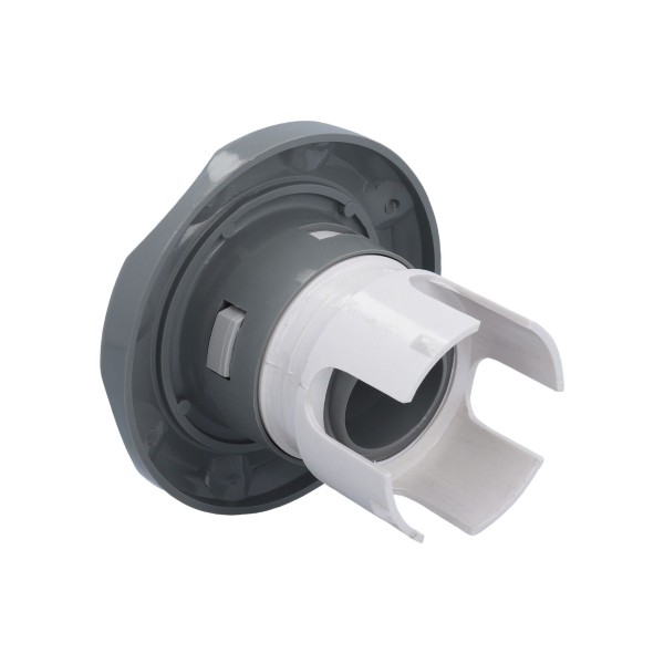 Jet Internal, Pentair Diverter Jet, Diverter Jet, 3-Port, 4-1/2" Face, Emerald Cut, 1" Orifice, Dark Gray : 474811WW