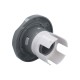 Jet Internal, Pentair Diverter Jet, Diverter Jet, 3-Port, 4-1/2" Face, Emerald Cut, 1" Orifice, Dark Gray : 474811WW