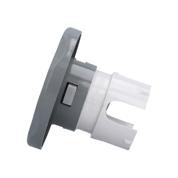 Jet Internal, Pentair Diverter Jet, Diverter Jet, 3-Port, 4-1/2" Face, Emerald Cut, 1" Orifice, Dark Gray : 474811WW
