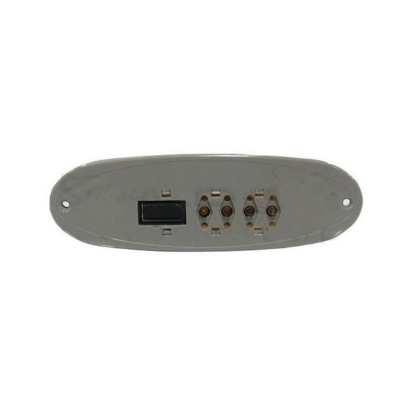 Spaside Control, Balboa MVP/VL260, Oval, 4-Button, Gray Bezel, No Overlay : 53646