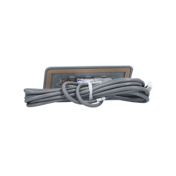 Spaside Control, HydroQuip Eco-5, Small Rectangle, 4-Button, LED, Pump1-Light-Up-Down : 34-0207