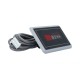 Spaside Control, HydroQuip Eco-5, Small Rectangle, 4-Button, LED, Pump1-Light-Up-Down : 34-0207