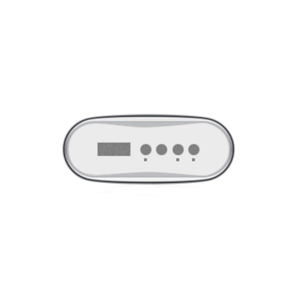 Spaside Control, Balboa ML200, Mini Oval, 4-Button, No Overlay : 53292