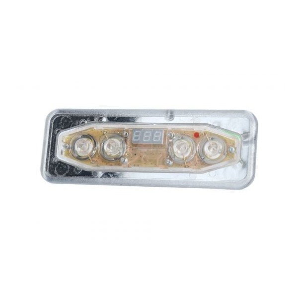 Spaside Control, Balboa VL403, Lite Duplex, 4-Button, LED, No Overlay : 54130