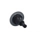 Jet Internal, Rising Dragon Quantum, 5" Face, Screw In, Directional, Smooth, Gray w/ Stainless Escutcheon : RD203-5717S