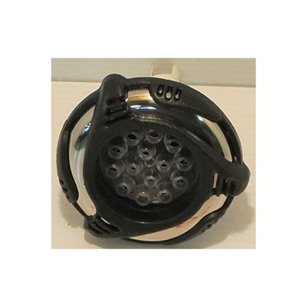 Jet, 2010, Poly Storm, Led, Multi Massage, Threaded, Trix Esc, Blk/Mtl : 13058