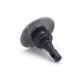 Jet Internal, Rising Dragon Quantum, 3" Face, Screw In, Directional, Smooth, Gray w/ Stainless Escutcheon : RD203-3717S