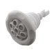 Jet Internal, Waterway Poly Storm, Thread-In, Massage, 3-3/8" Face, 5-Scallop, White : 229-8030