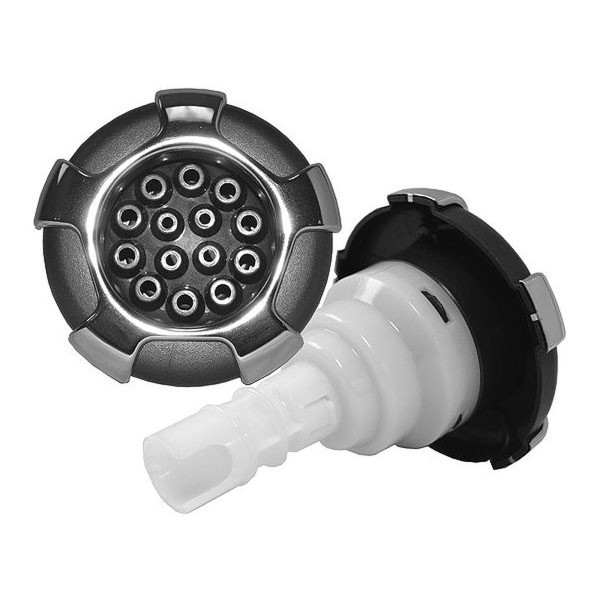 Jet Internal, CMP, Typhoon 300, Massage, 3-5/8" Face, Crown, Stainless/Gray : 23446-042-700