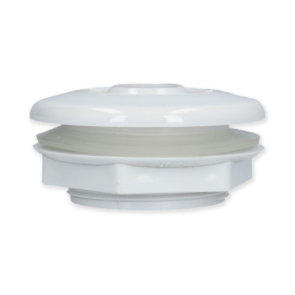 Wall Fitting Assembly, Jet, HydroAir Standard, 3-3/8" Face, White w/ Eyeball, Retaining Ring, Wall Fitting & Gasket : 10-3100