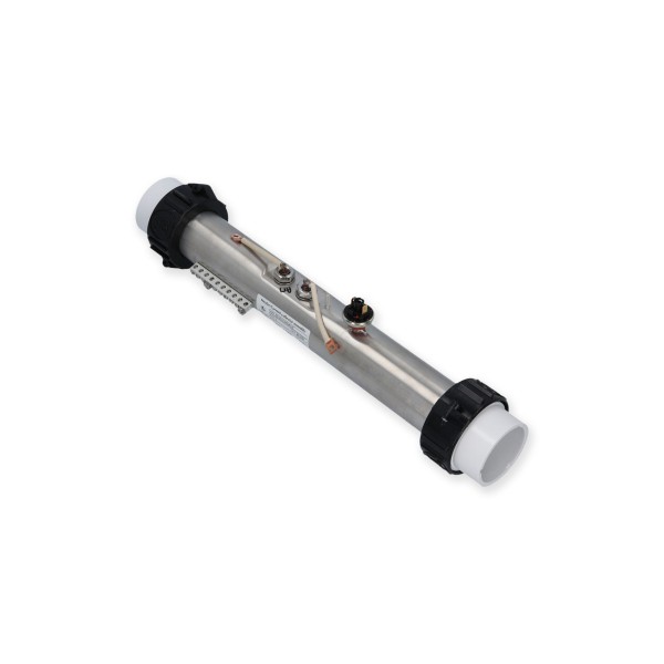 Heater Assembly, Gecko, Heat.Wav, S-Class, 4.0kW, 240v, 2" x 15", w/Leads, Pressure Switch & Tailpieces : 9920-100338