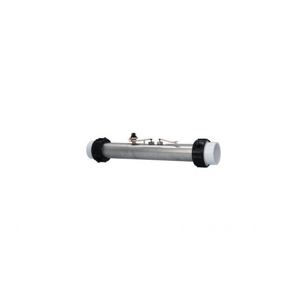 Heater Assembly, Gecko, Heat.Wav, S-Class, 4.0kW, 240v, 2" x 15", w/Leads, Pressure Switch & Tailpieces : 9920-100338