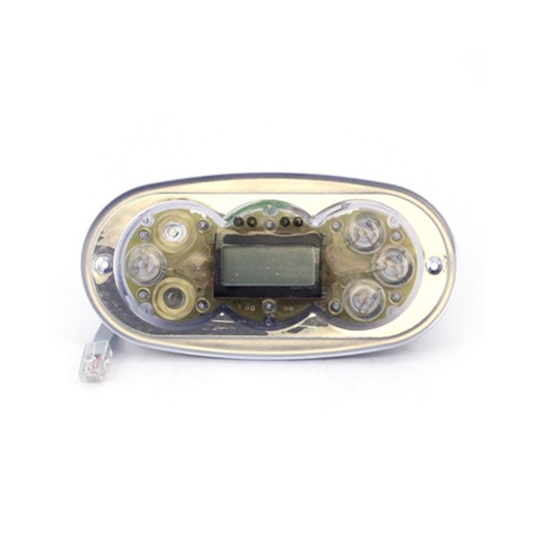 Spaside Control, Balboa VL406T, 4-Button, LCD, No Overlay, 7' Cable w/Phone Plug : 55413