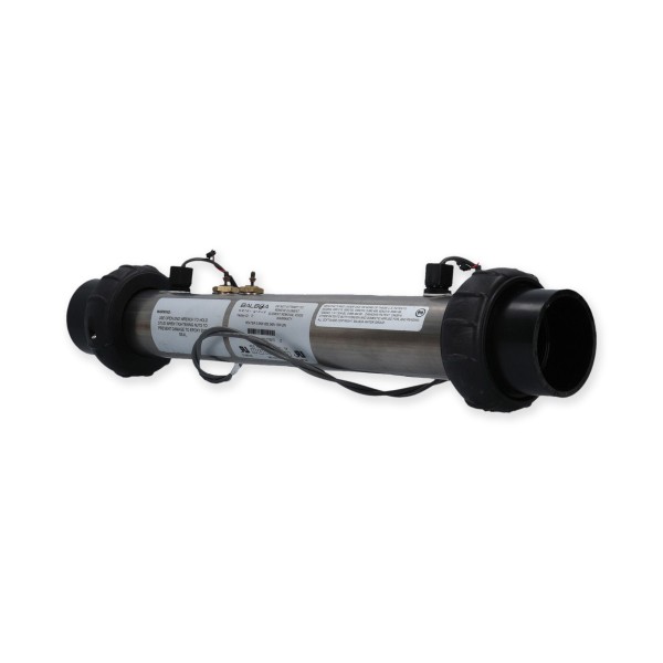 Heater Assembly, Balboa M7, SUV/2000M7, 5.5kW, 230V, 2" x 15"Long, w/2 Sensors, Tailpieces : 58010