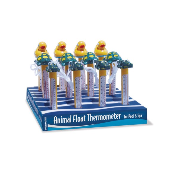 Thermometer, Floating Animals, Case of 12 Assorted : PM25296
