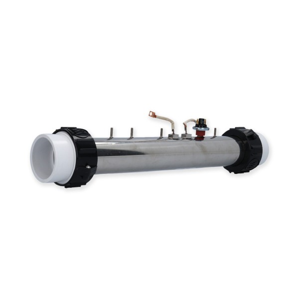 Heater Assembly, Gecko, Heat.Wav, M-Class/MSPA, 5.5kW, 240v, 2" x 15", w/Leads, Pressure Switch : 9920-100347