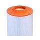 Filter Cartridge, Pleatco, Diameter: 7-3/4", Length: 29-1/16", Top: 2-5/8"Open, Bottom: 3-1/2"FPT, 155 sq ft : PH155-4