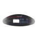 Spa Side Overlay, Dynasty, TSC-47 Tri-Oval, Excaliber Logo, SSPA-MP, 7BTN, LCD, 2 Pump Used w/ Spaside P/N 10702 : 10006