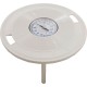 Skimmer Lid, Pentair, 9-3/16" Diameter, w/Thermometer, White : L4W