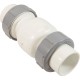 Check Valve, Flo Control, Spring, 1-1/2"s, 1/2lb, True Union, Wht : 1700-15
