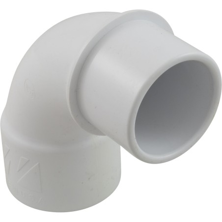 90 Elbow, Sweep, Waterway, 1-1/2" Slip x 1-1/2" Spigot : 411-9100