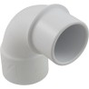 90 Elbow, Sweep, Waterway, 1-1/2" Slip x 1-1/2" Spigot : 411-9100