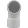 90 Elbow, Sweep, Waterway, 1-1/2" Slip x 1-1/2" Spigot : 411-9100