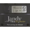 Blower, Zodiac Jandy, Plastic, 2.0hp, 230v, 4.9A, Hardwire : PSB220