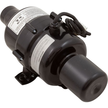 Blower, CG Air Millenium O, 230v, 6.0A, Heater, 3' AMP, w/Muffler : MO300-240/60A