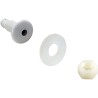 Air Injector, Waterway, Button, 1/4" Barb, White : 670-2130