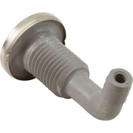 Air Injector, Jacuzzi/Sundance Silent Air, 3/8"b, SS/Gray : 6541-253
