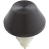Air Button, Tecmark, Raised Cone, 7/8"hs, 2-3/4"fd, Brown : PT1-3130-02