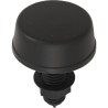 Air Button, Herga, Mushroom, 13/16"hs, 2-1/4"fd, Thd, Black : 6433-AZZZ