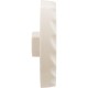 Knob, Waterway, F.A.S., 1" Scalloped, White : 662-3010