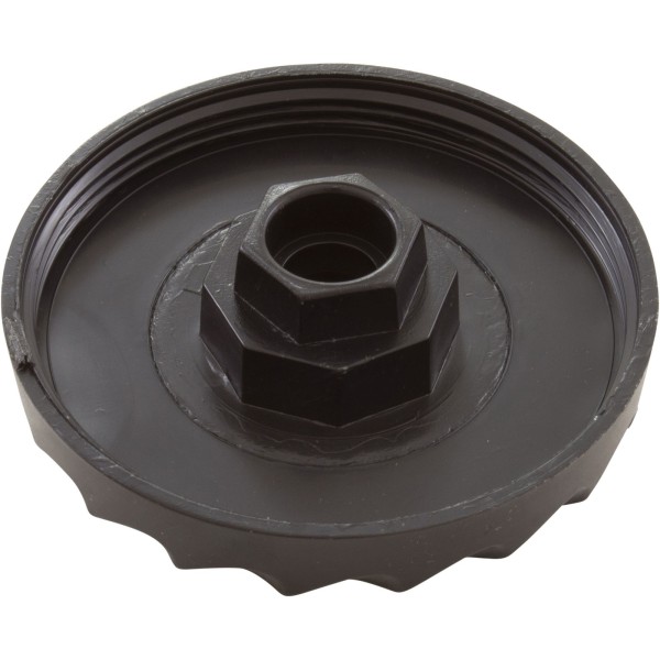 Knob, Waterway, F.A.S., 1" Scalloped, Black : 662-3011