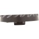 Knob, Waterway, F.A.S., 1" Scalloped, Black : 662-3011