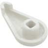 Air Ctrl Handle, Waterway 1" Top Access, Lever Style, White : 662-2070