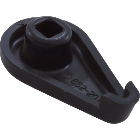 Air Ctrl Handle, Waterway 1" Top Access, Lever Style, Black : 662-2071