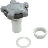1" Top Access Ac Star-Handle 3-5/8" Smooth, Graphite Gray : 25093-207-000