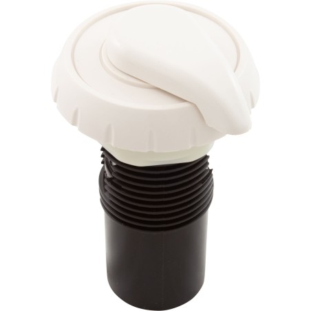 Air Ctrl, WW, 1 -5/8"hs, 2-3/4"fd, Notched, White, 1" : 660-3570