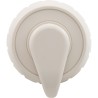 Air Ctrl, WW, 1 -5/8"hs, 2-3/4"fd, Notched, White, 1" : 660-3570
