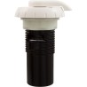 Air Ctrl, WW, 1 -5/8"hs, 2-3/4"fd, Notched, White, 1" : 660-3570