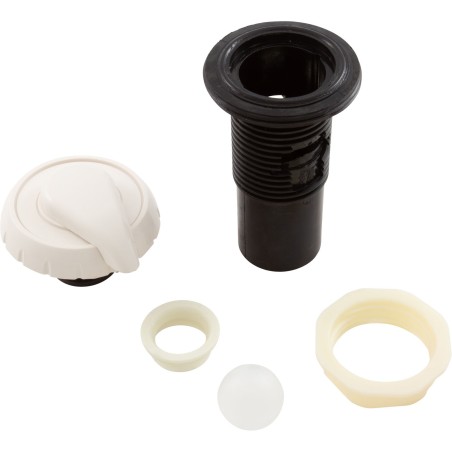 Air Ctrl, WW, 1 -5/8"hs, 2-3/4"fd, Notched, White, 1" : 660-3570